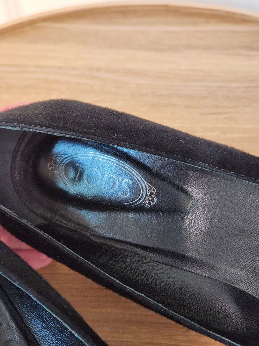 Tod's Black Suede Low Heel Pumps - Picture 9 of 12